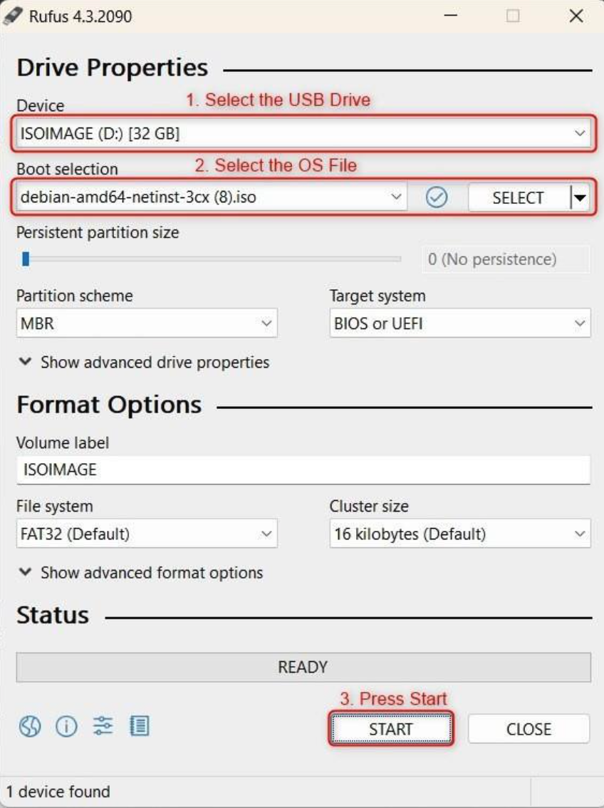 RingQ hardware device installation.